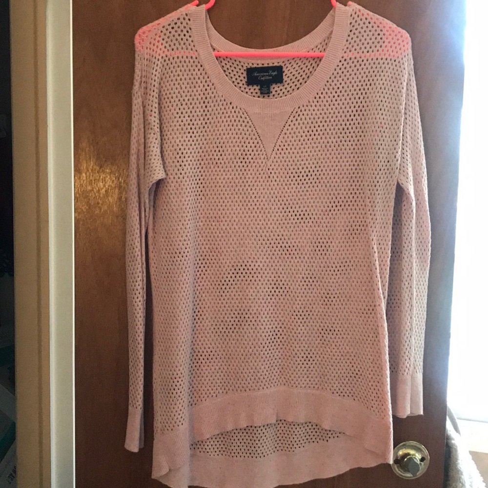 Pink American Eagle Outfitters Light Sweater